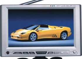 LCD monitor s TV - uhlopriečka 7" palcov